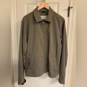 Columbia Tan Soft Shell Full Zip Casual Jacket-M